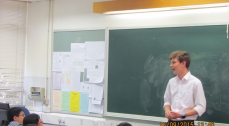 Chatting with Mr. Thomas