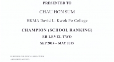 Outstanding Achievement in English Builder 2014/15