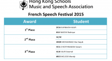 French Speech Festival 2015