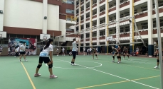 Girls Volleyball team friendly match with Ming Kei College