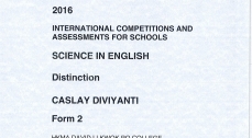 International Competition and Assessments for Schools (ICAS) 2016