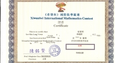 Xiwanbei International Mathematics Contest 2015