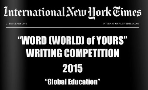 International New York Times Writing Competition 2