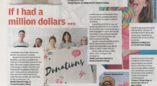 How to spend a million dollars? Our S1 students' creative responses in SCMP Young Post